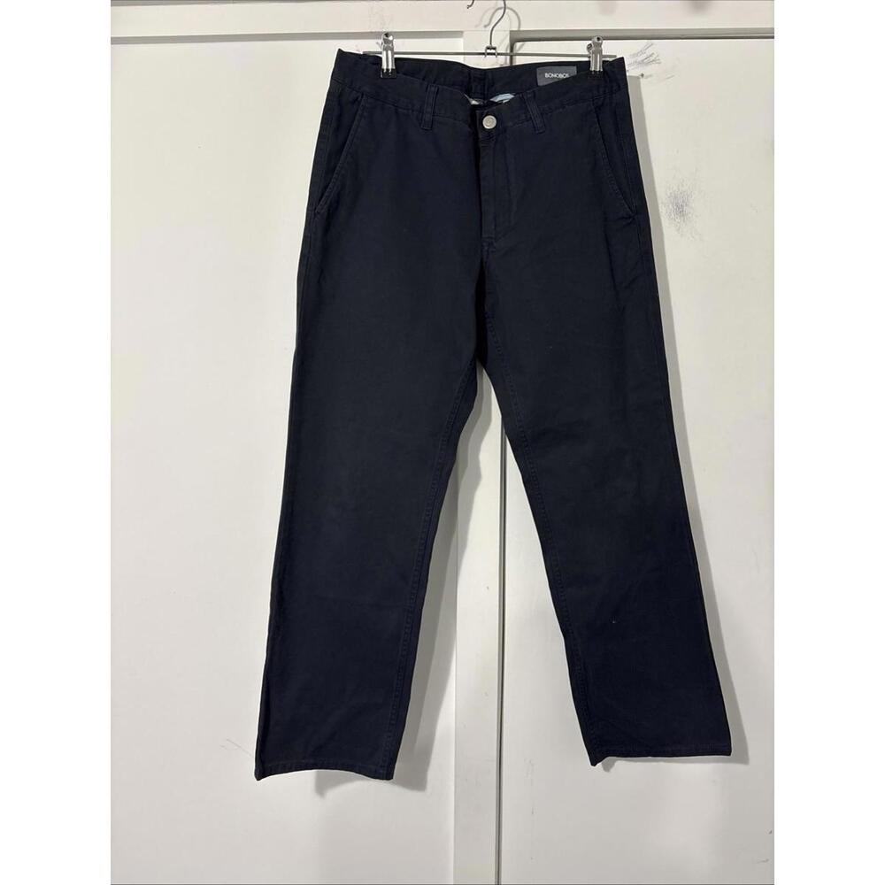 Bonobos Men's Navy Straight Chinos